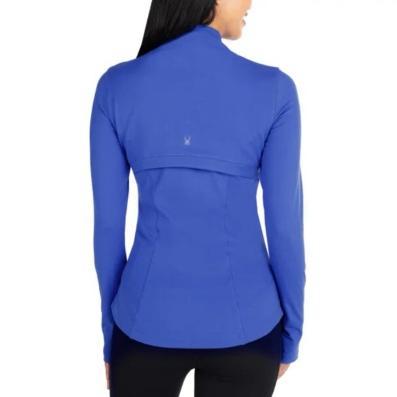 NWT Spyder Women's Yoga Jacket, Blue (Blue Delphi) - Picture 4 of 15